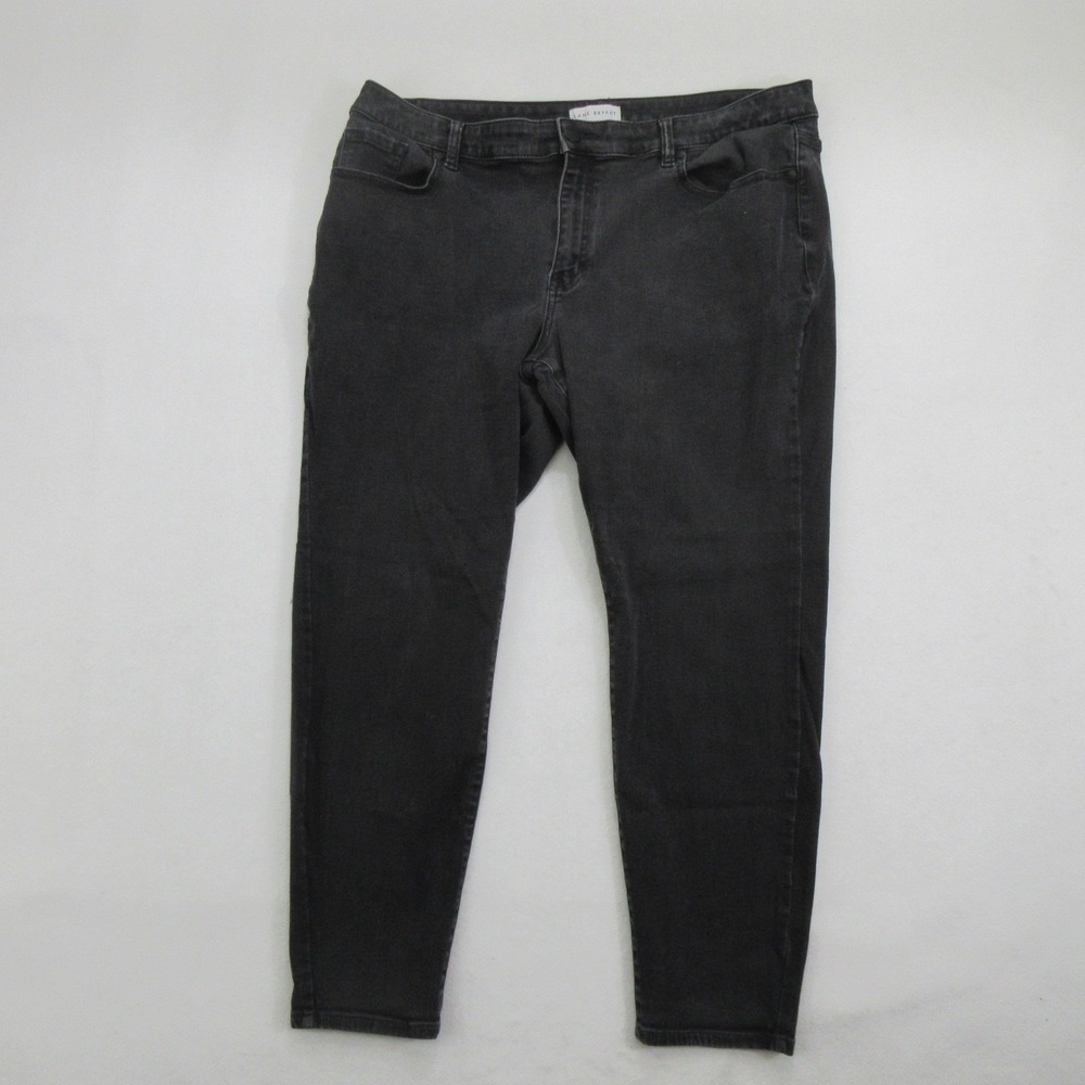 Lane Bryant Women Size 20 Jeans Flex Magic Waistband Mid Rise Skinny Black